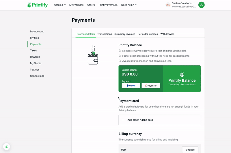 how-do-i-set-up-payments-in-printify-printify