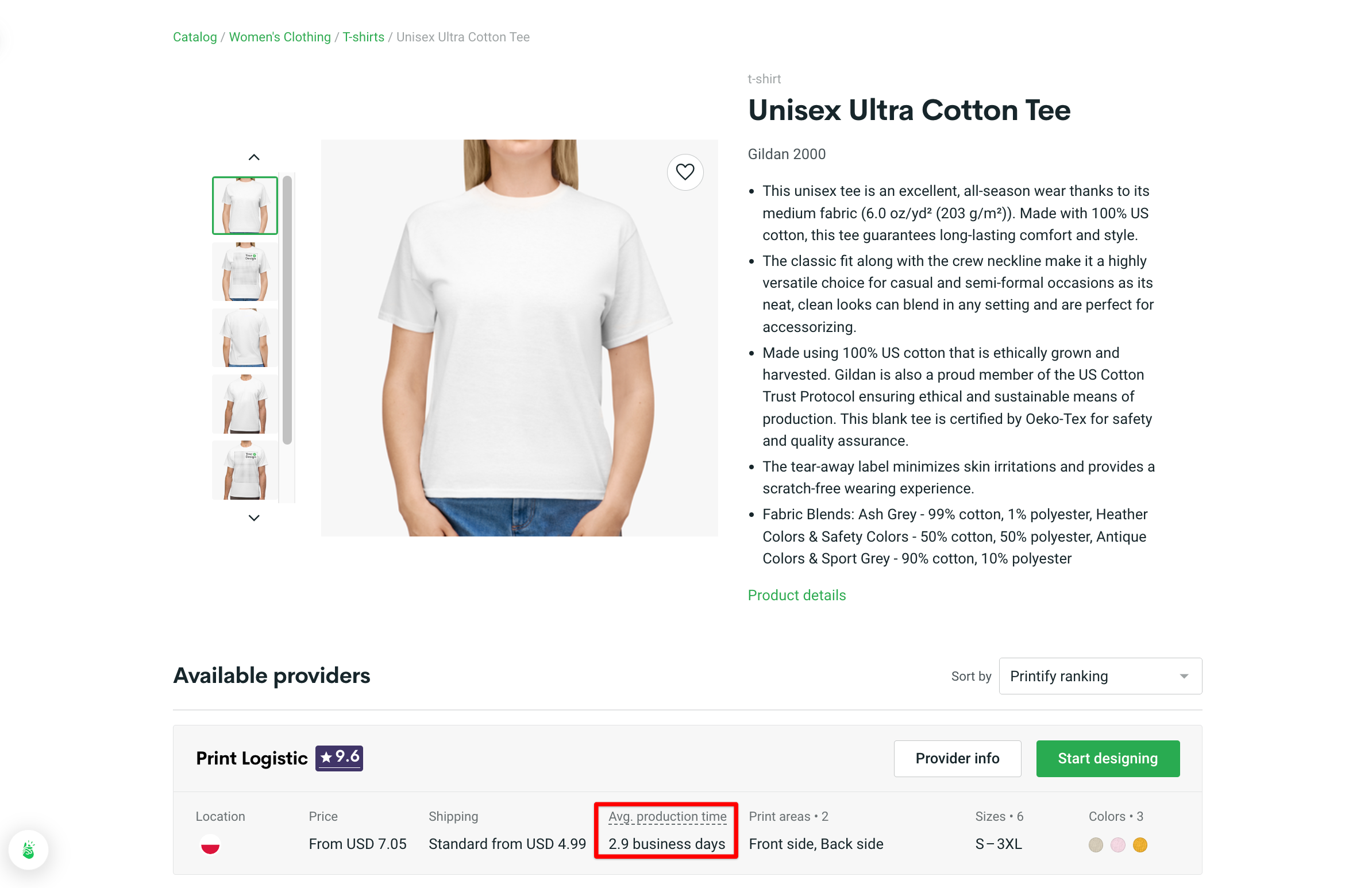 What are Printify’s production times like? Printify