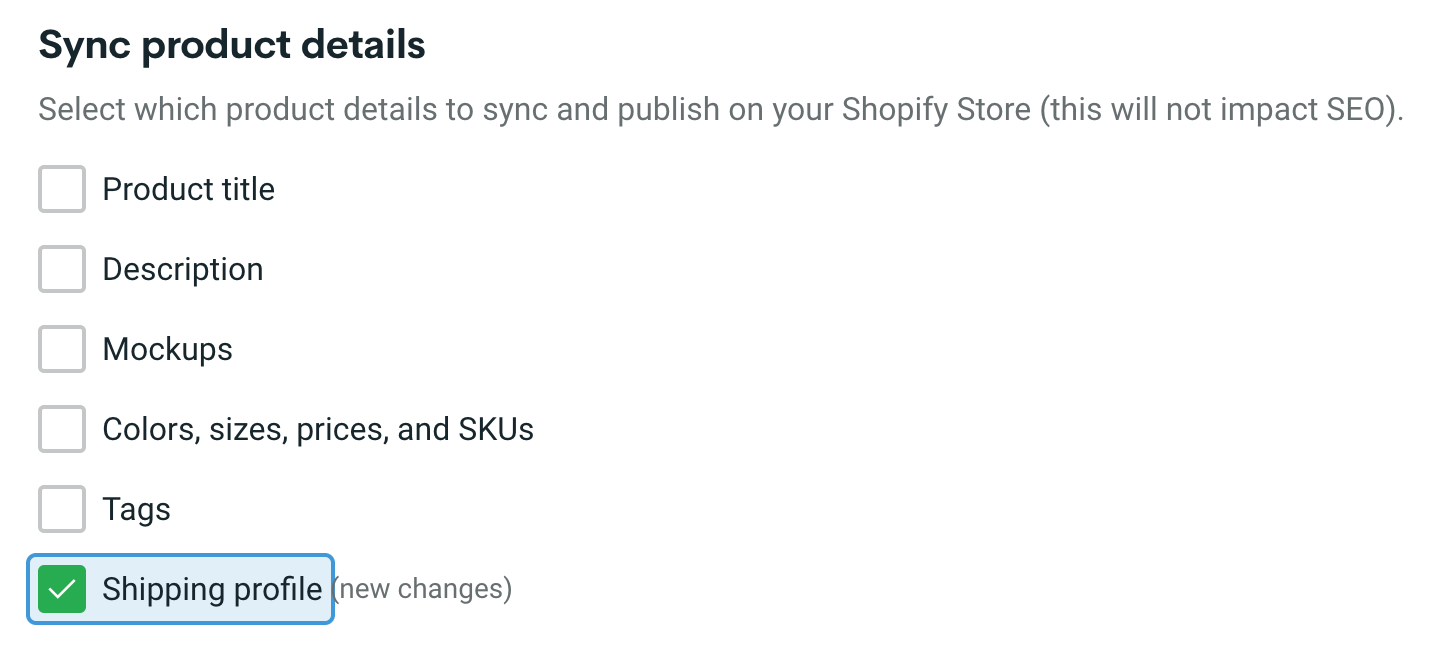 How can I publish the Printify shipping rates to Shopify? Printify