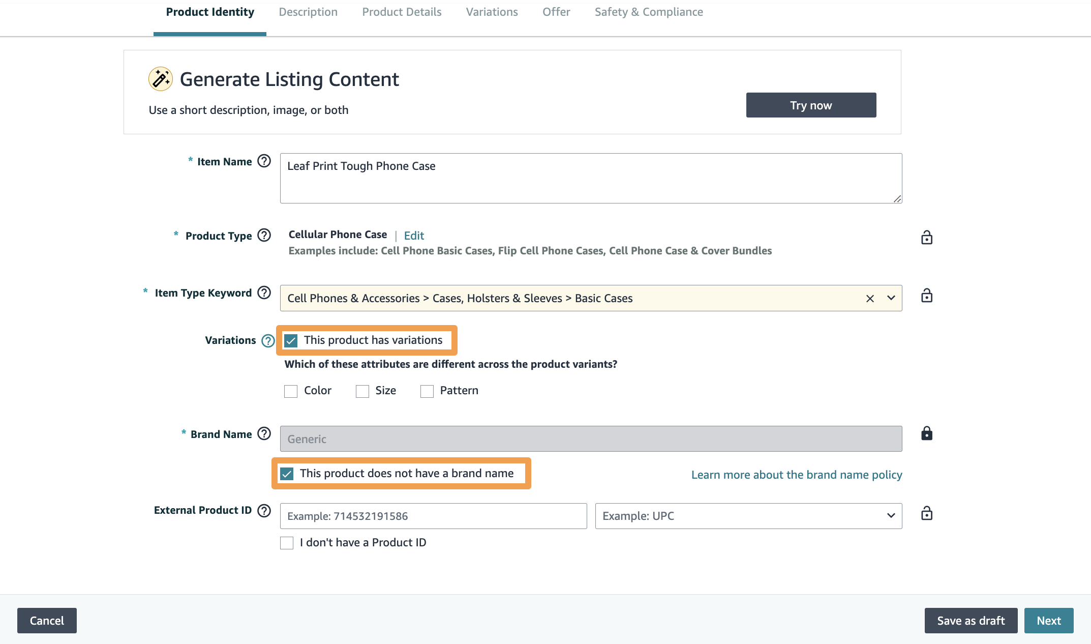 How can I request a GTIN/UPC exemption from Amazon US? – Printify