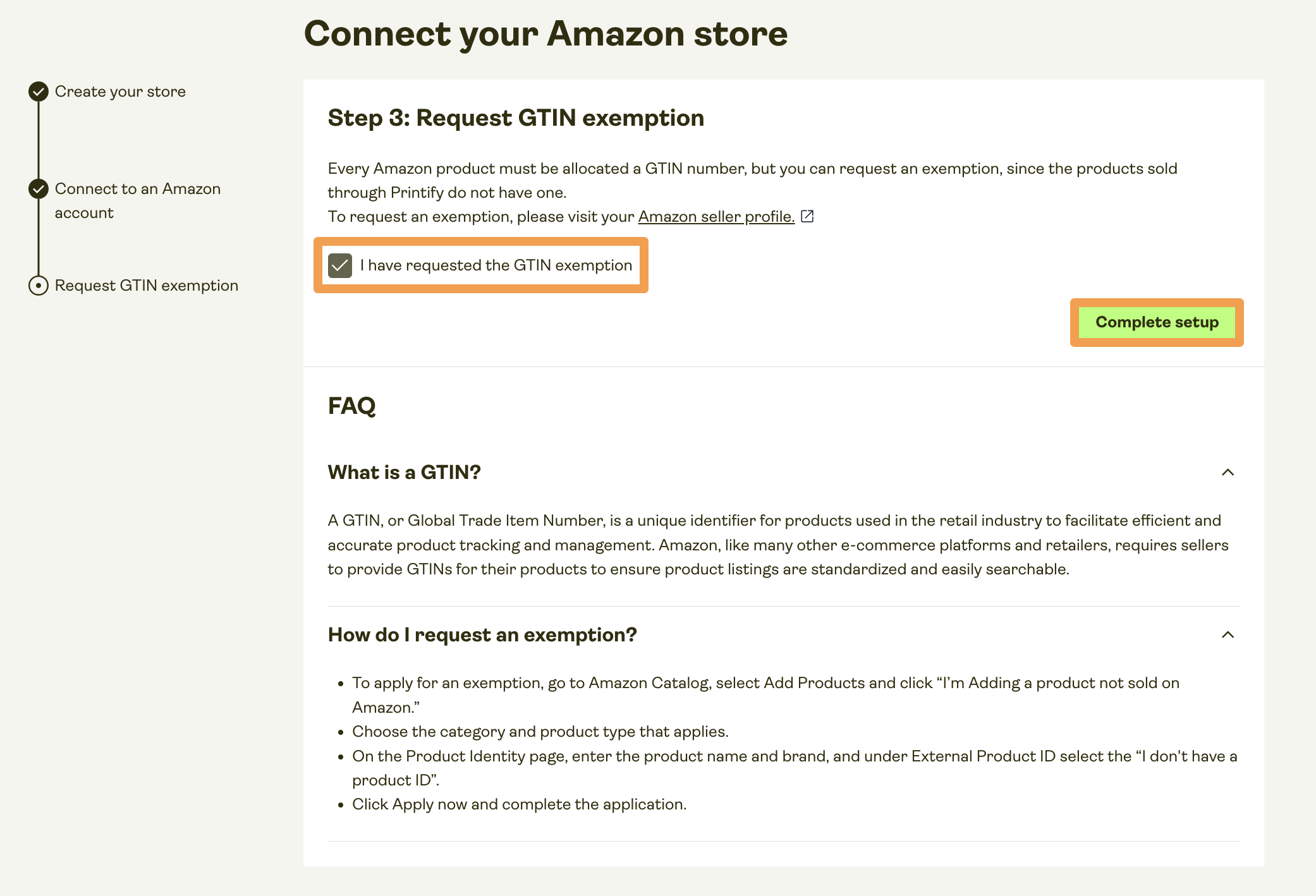 How can I connect Amazon US with Printify? – Printify