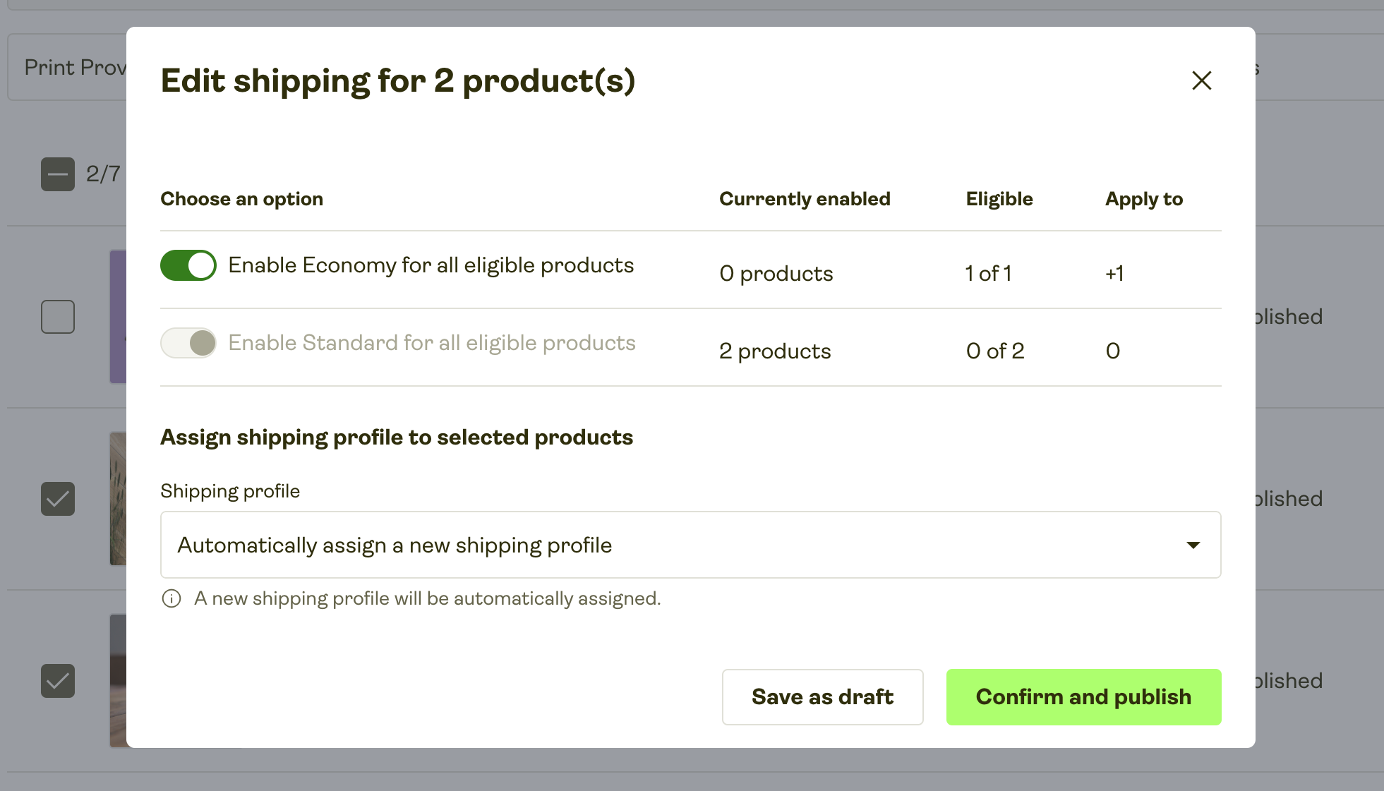How can I publish the Printify shipping rates to Shopify-3.png