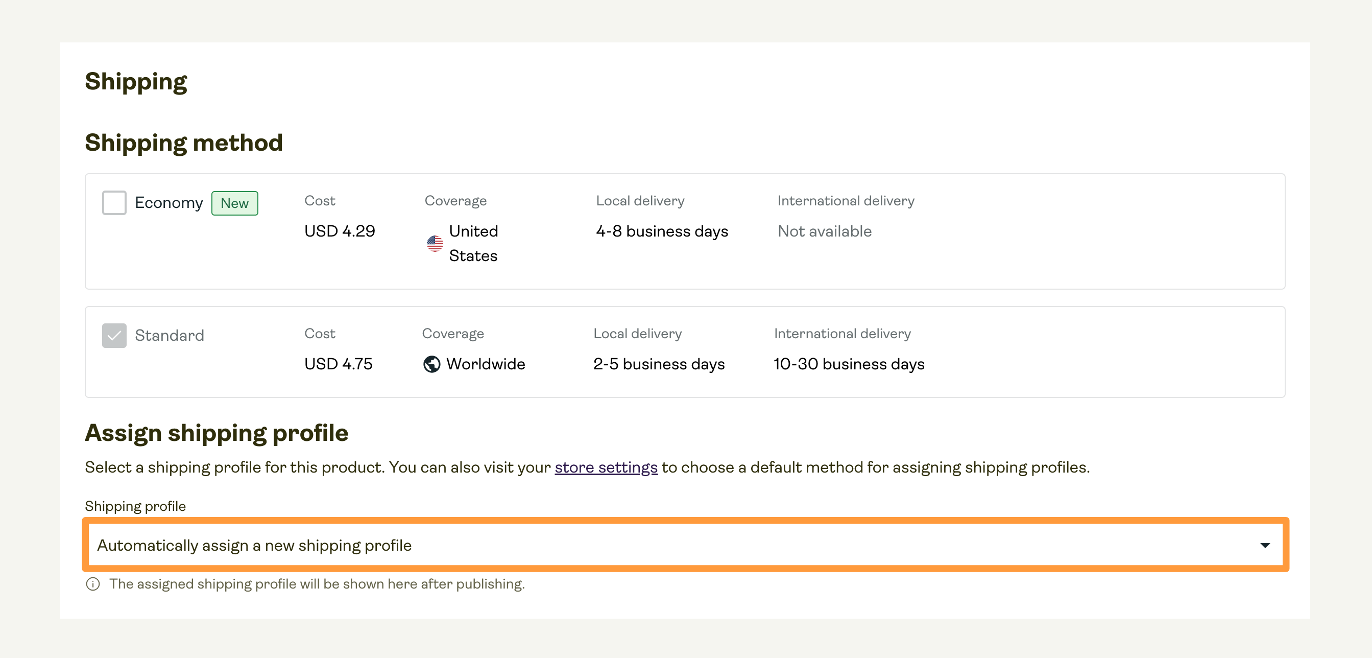 How can I publish the Printify shipping rates to Shopify-4.png