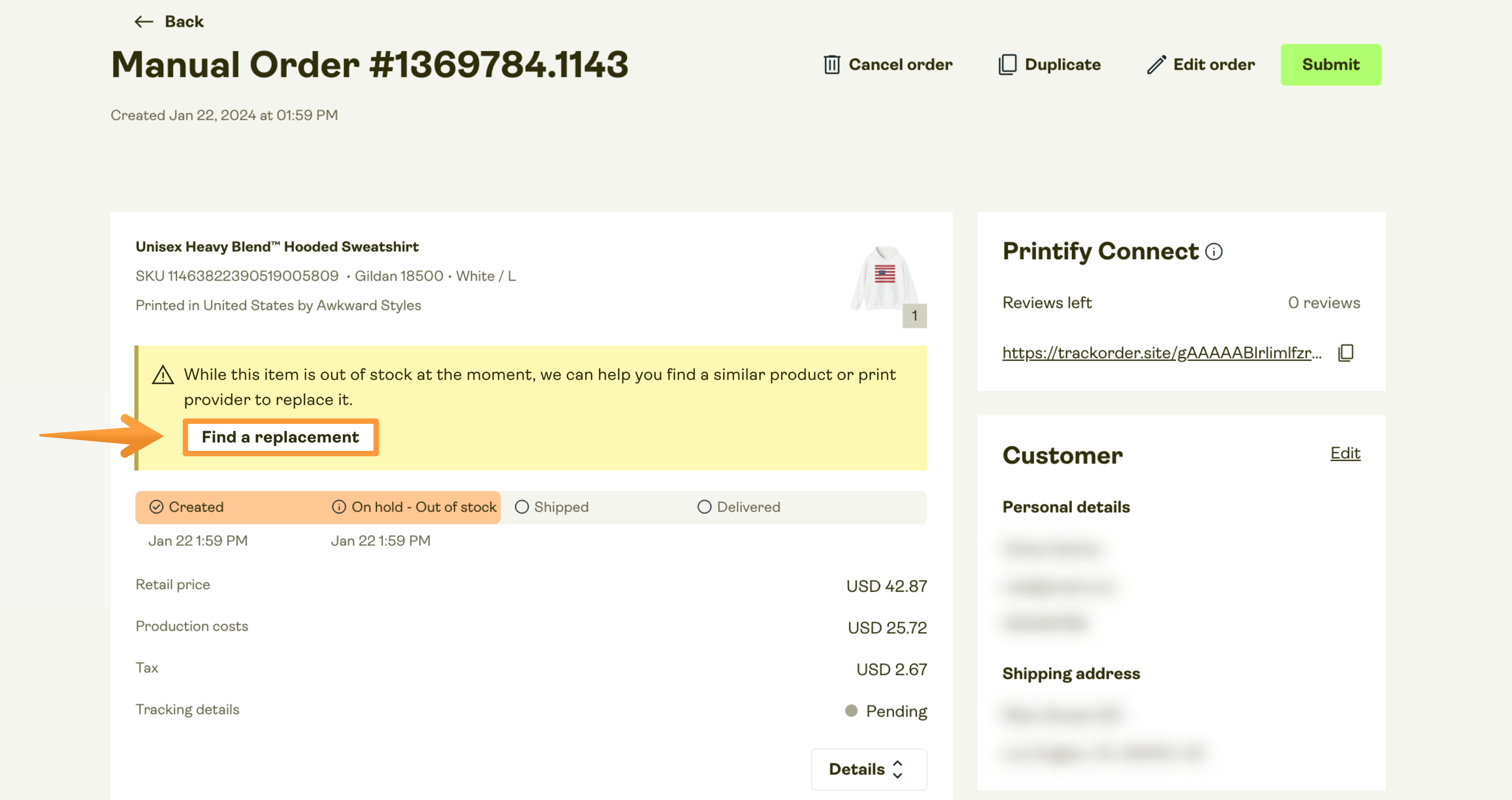 Find a replacement product.