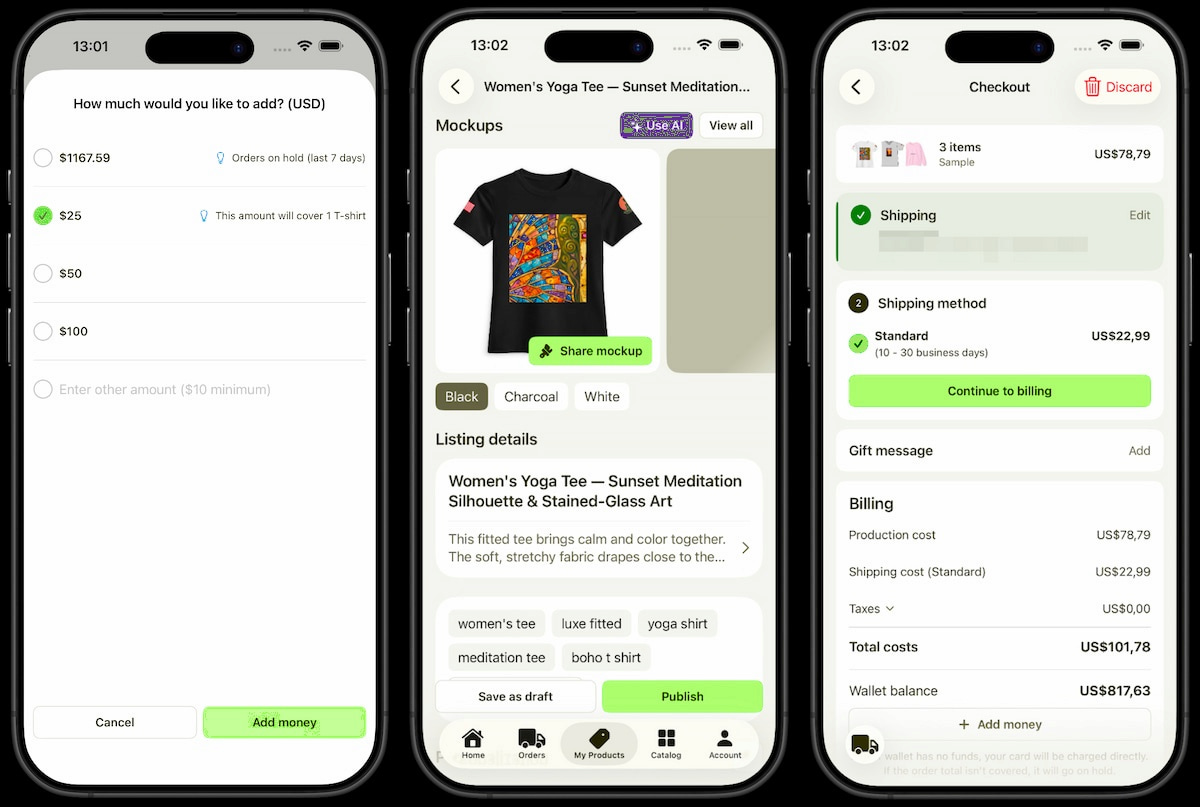 Printify app visual.